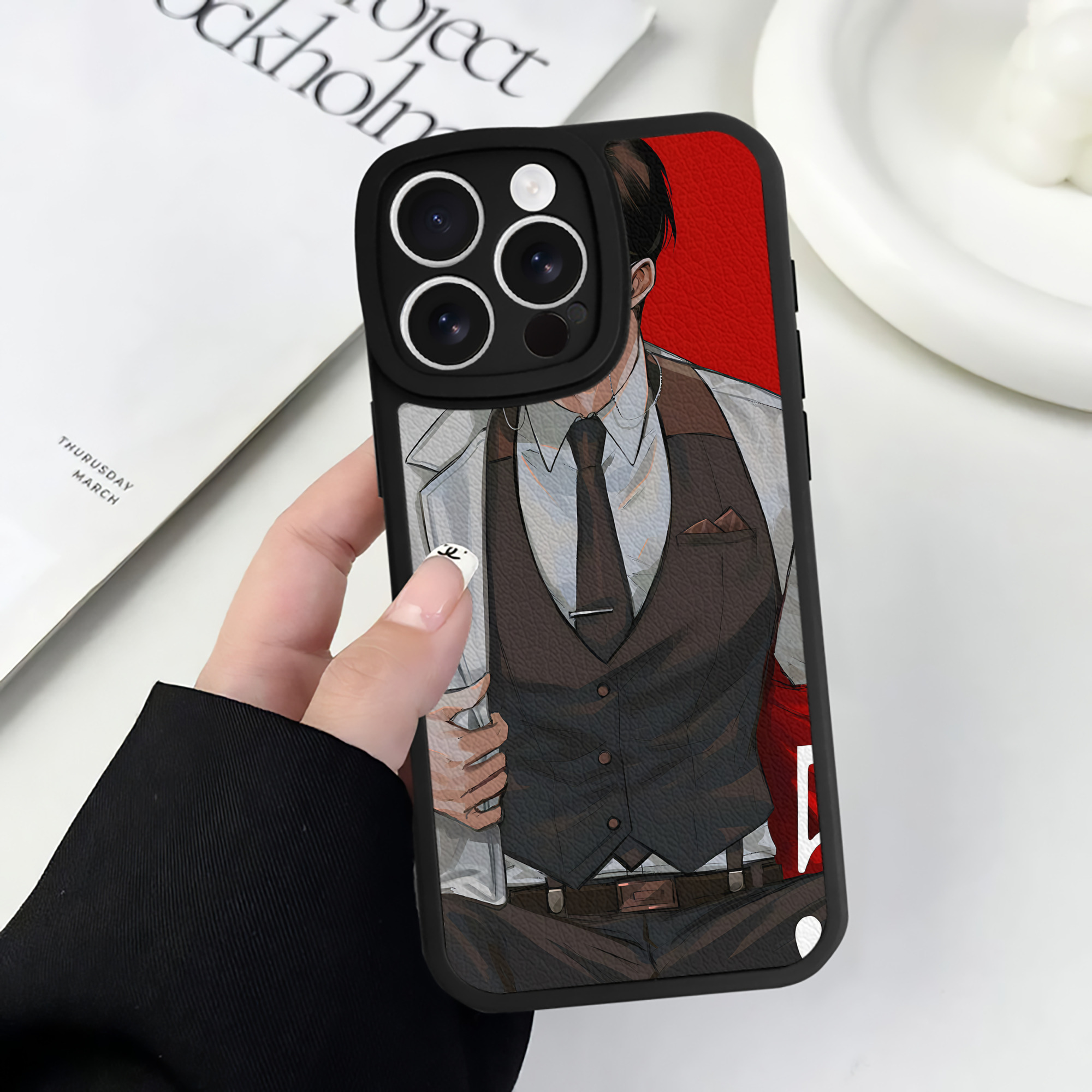 （画像用） SLAM DUNK／スラムダンク 【iPhone 16シリーズ対応】シリコンスマホケース（レザー調） 材質：シリコン